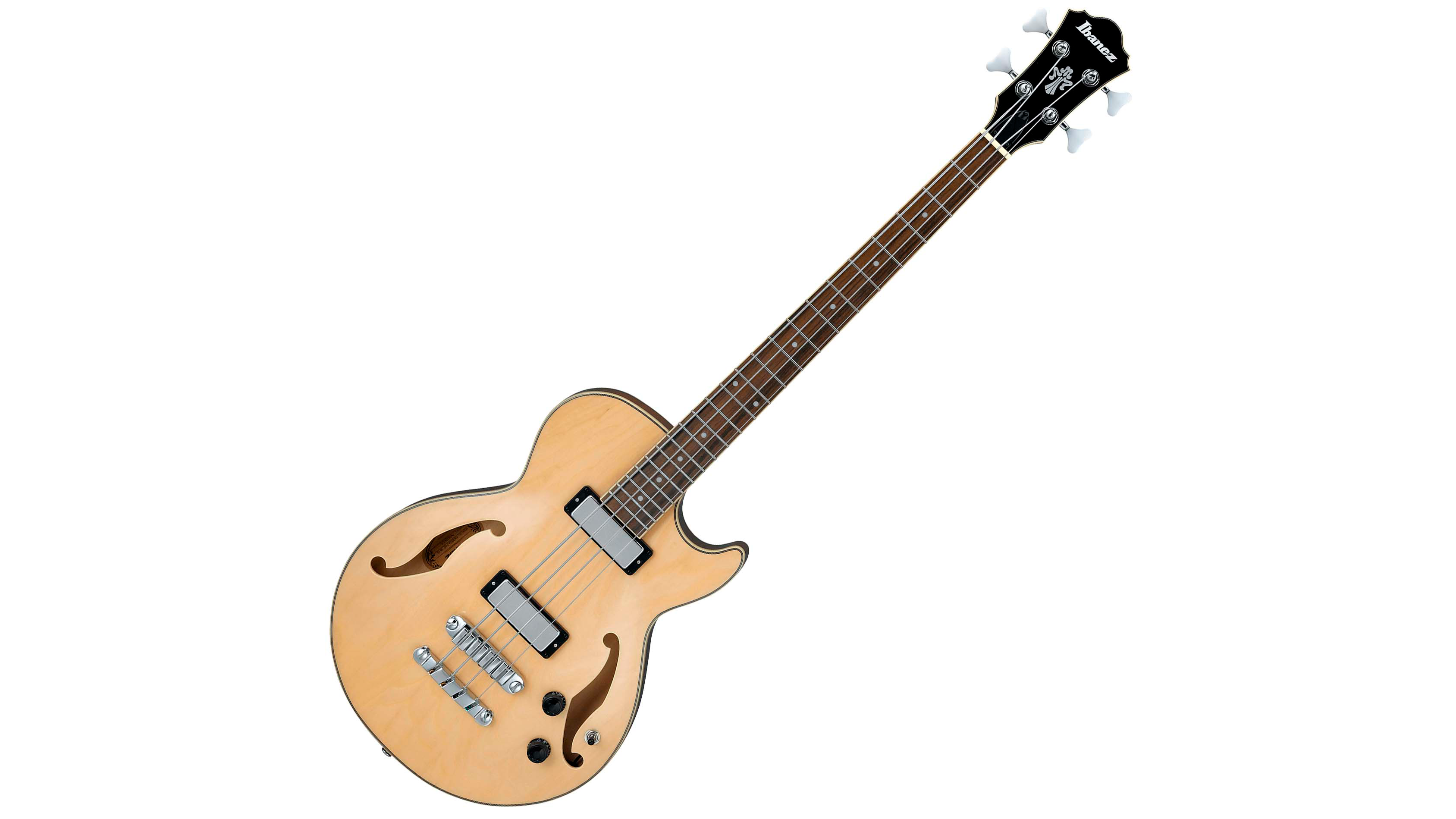 Semi hollow bass